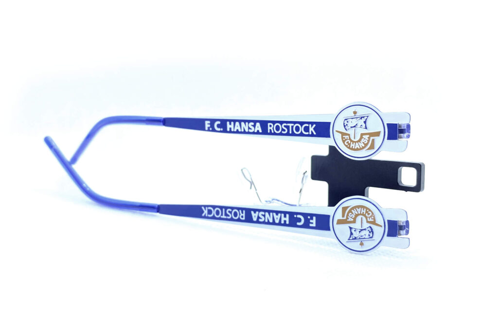 F.C. Hansa Rostock Brille - Switch-it Garnitur FAN - NEU