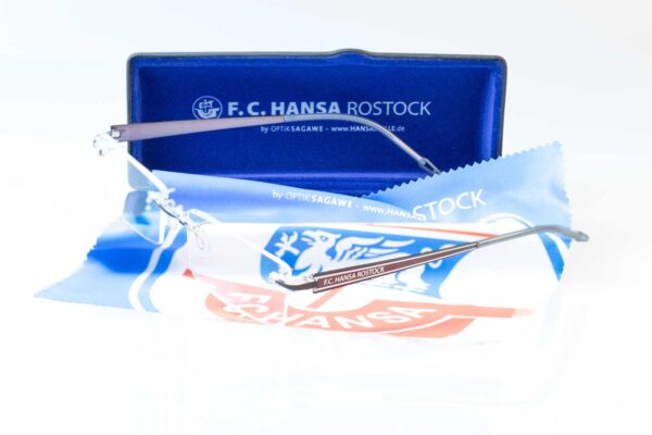 F.C. Hansa Rostock Brille - Switch-it Garnitur Business Komplett