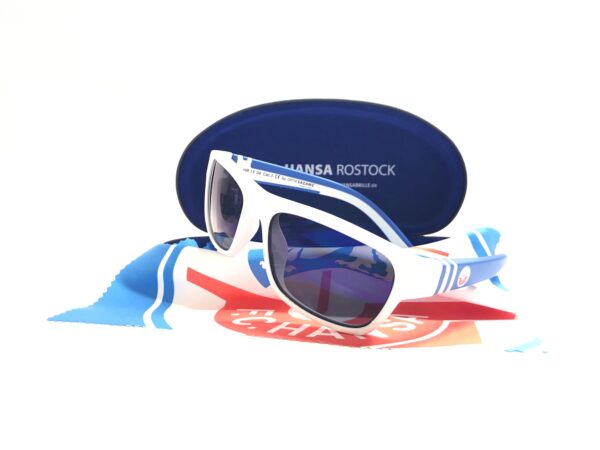 F.C. Hansa Rostock Kinder-Sonnenbrille - blau im Hansa Kombiangebot